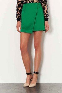 moda minimalista, wrap skirt, print leopardo