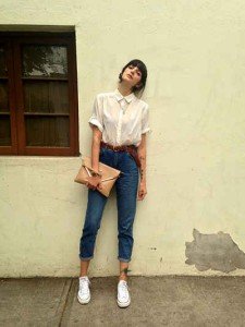 jeans, tendencia jeans, camiseta