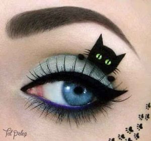 maquillaje de ojos, tendencias, gato